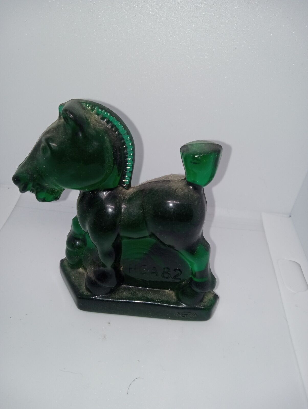 vintage glass horse figurines