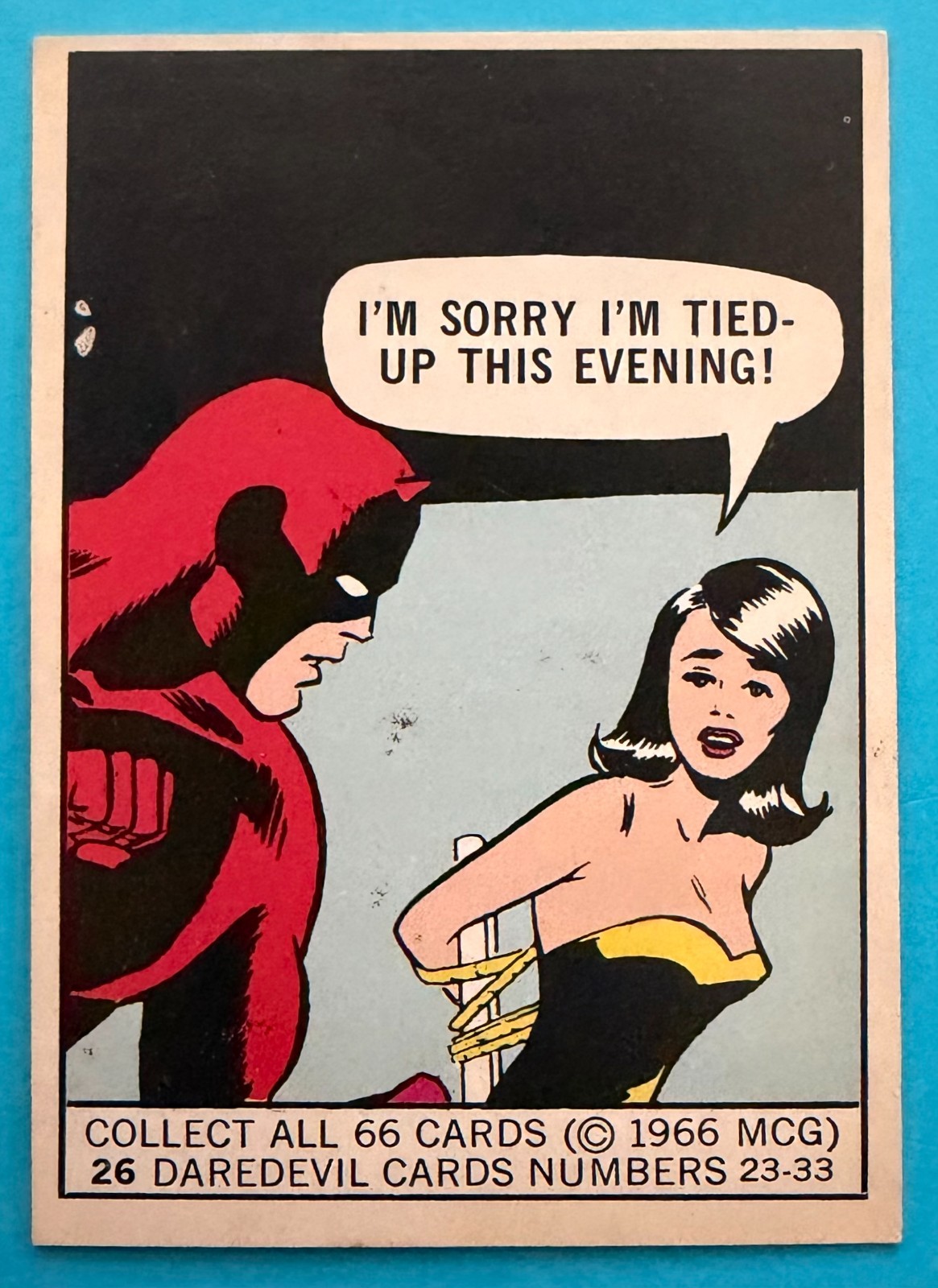 1966 MARVEL SUPER HEROES DAREDEVIL #26 - I'M SORRY I'M TIED UP THIS EVENING