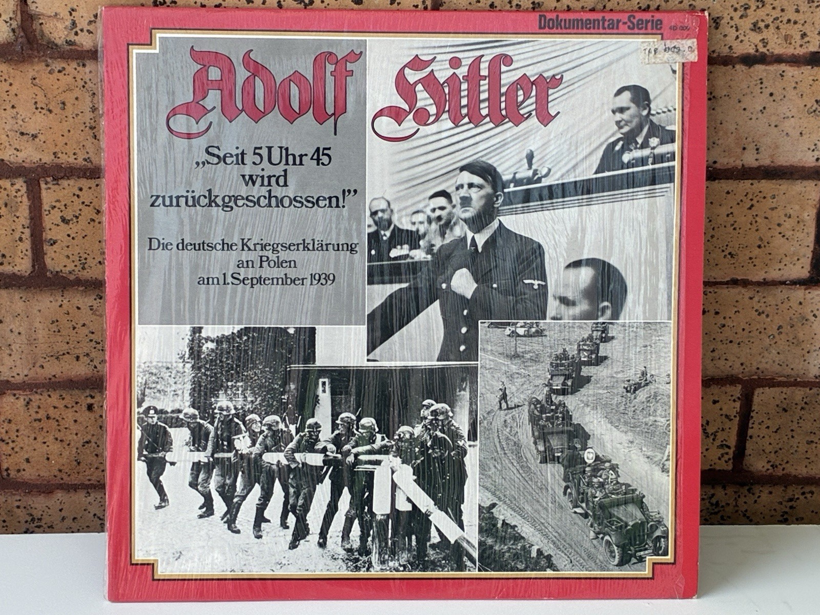 Adolf Hitler Seit 5 Uhr 45 wird Die deutsche Kriegserklarung an Polen Lp Germany