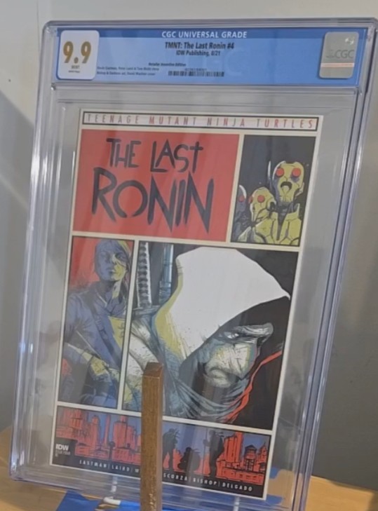 TMNT: THE LAST RONIN #4 - 1:10 Retailer Incentive CGC 9.9 idw 2021 kevin eastman