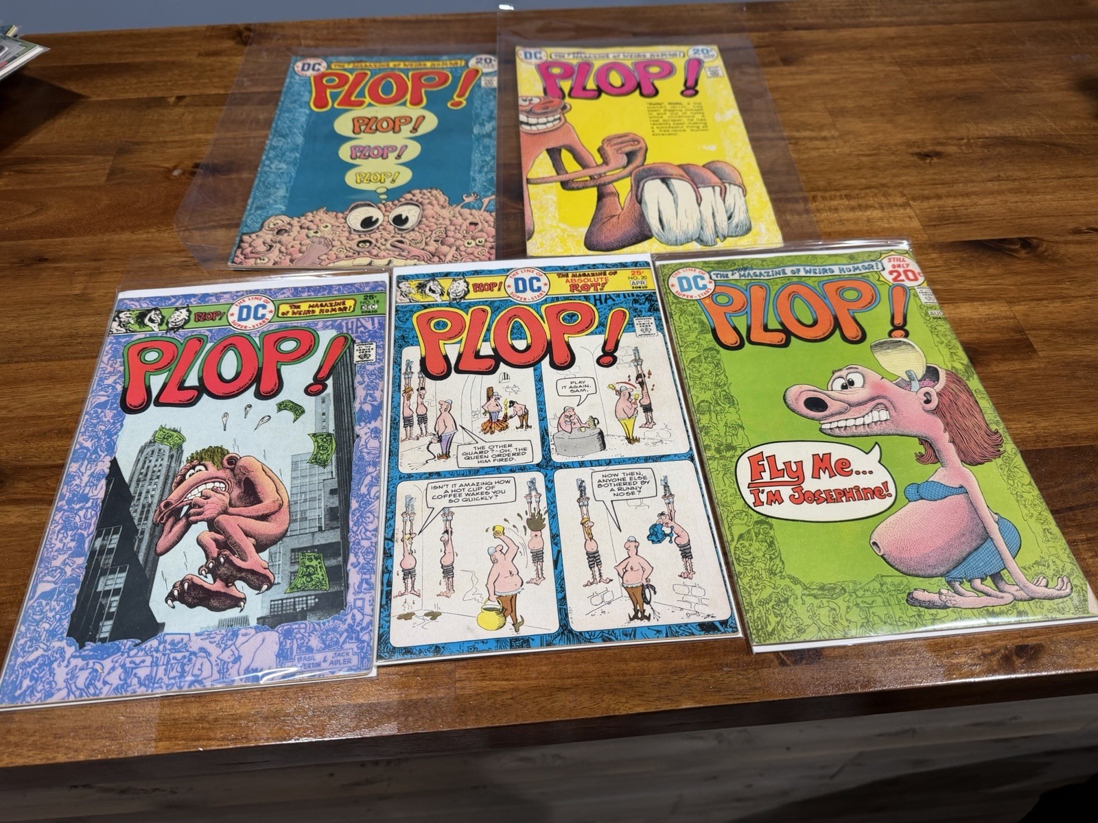 Plop Magazine Lot of 5 DC Comic Books #3 #5 #6 #18 #20 Vintage Bronze Age