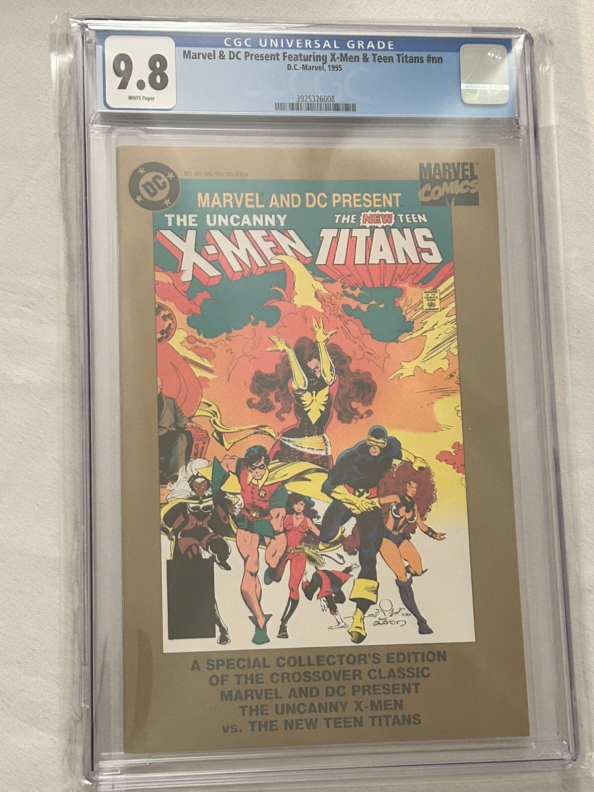 Uncanny X-Men and New Teen Titans #1 (DC/Marvel 1995) Collectors CGC 9.8
