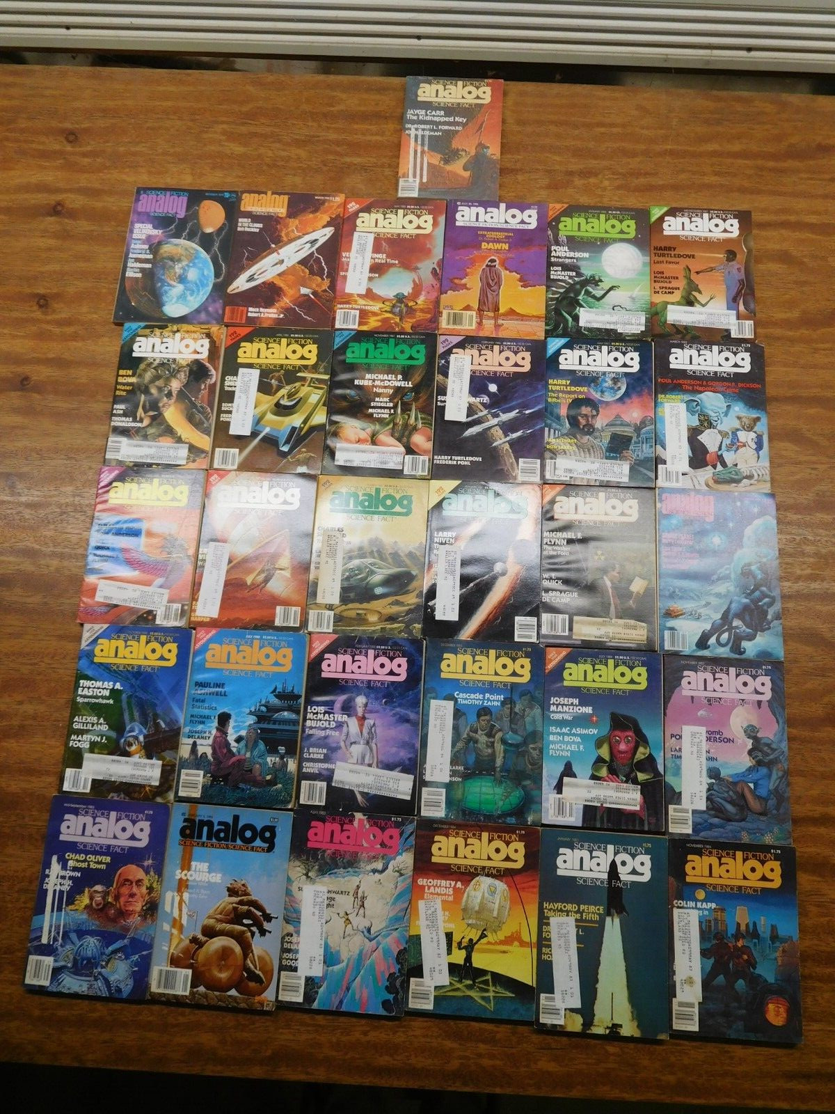 Amazing 31 Vintage 1980\'s Analog Sci-Fi Digests