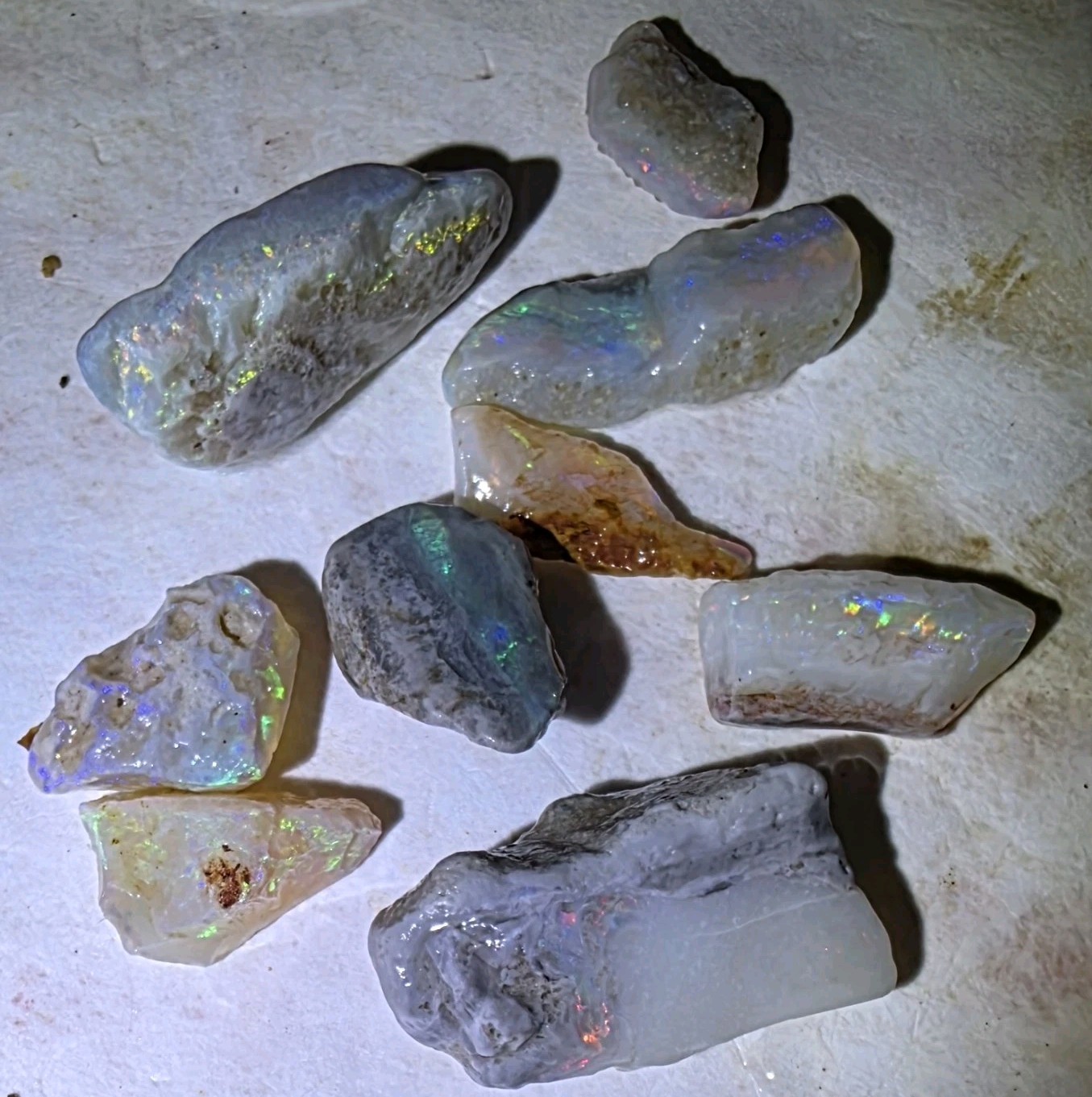 Australian Opal Rough Mintabie 37 cts