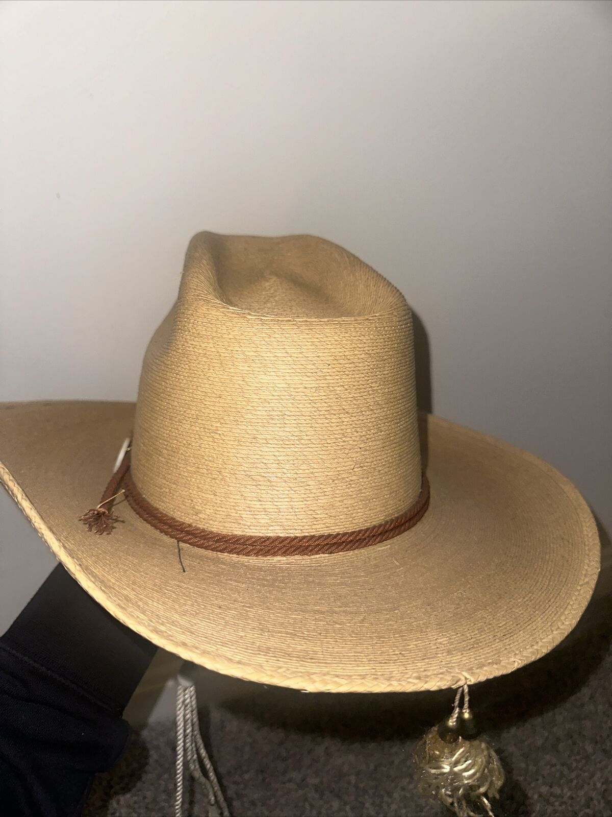 Legitimo Sahuayo Sombrero Straw Hat Men Size 7 Beige Vintage