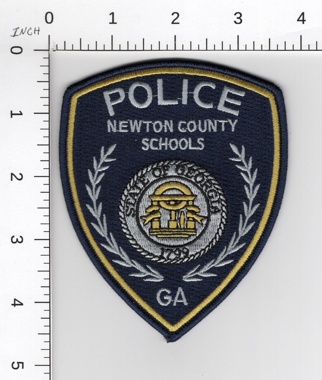 NEWTON COUNTY SCHOOLS ^^ GEORGIA  🏫  COLLECTIBLE POLICE EMBROIDERED PATCH