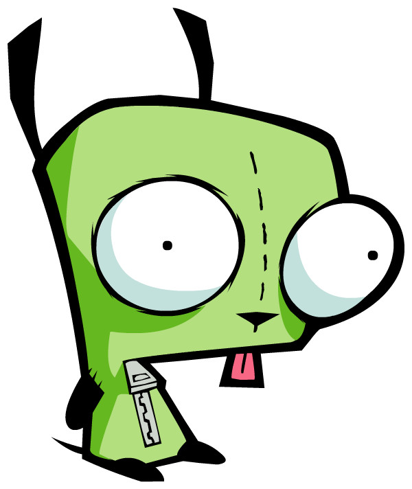 Gir Invader Zim Weatherproof Anime Sticker 6