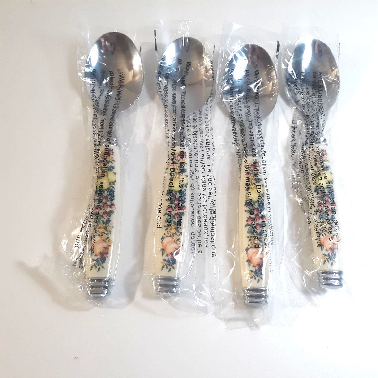 Avon Sweet Country Harvest Tablespoons Set of 4 NEW OLD STOCK