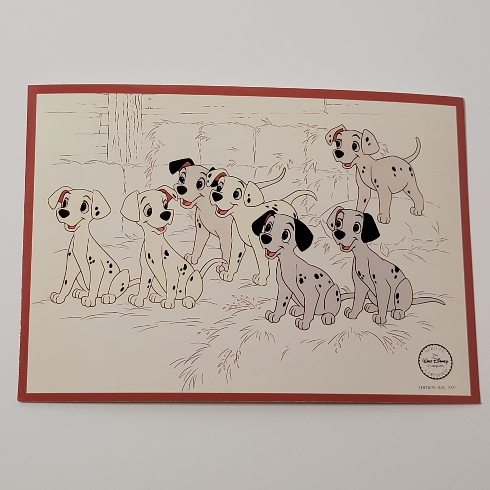 Vintage Uncirculated Walt Disney Art 101 Dalmatians 