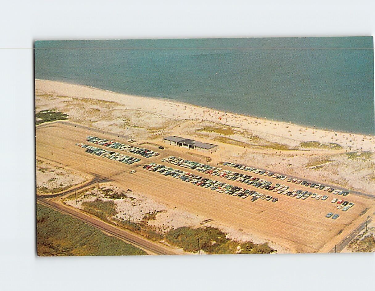 Postcard Aerial View of the Beach Island Beach New Jersey USA