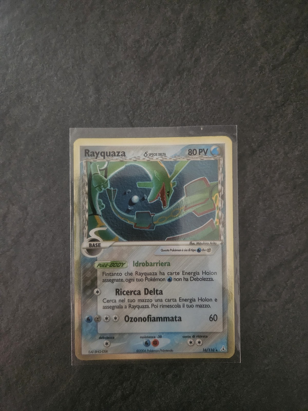 Rayquaza 16/110 Holo Ita Specie Delta Near Mint