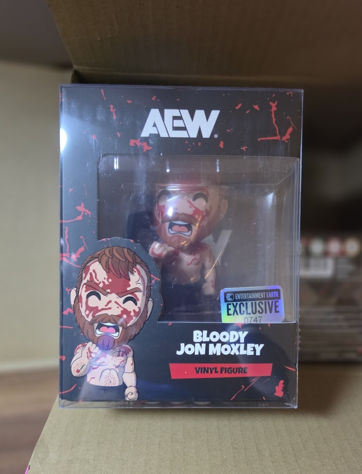 Youtooz AEW Jon Moxley Bloody Variant #9 LE Entertainment Earth Exclusive
