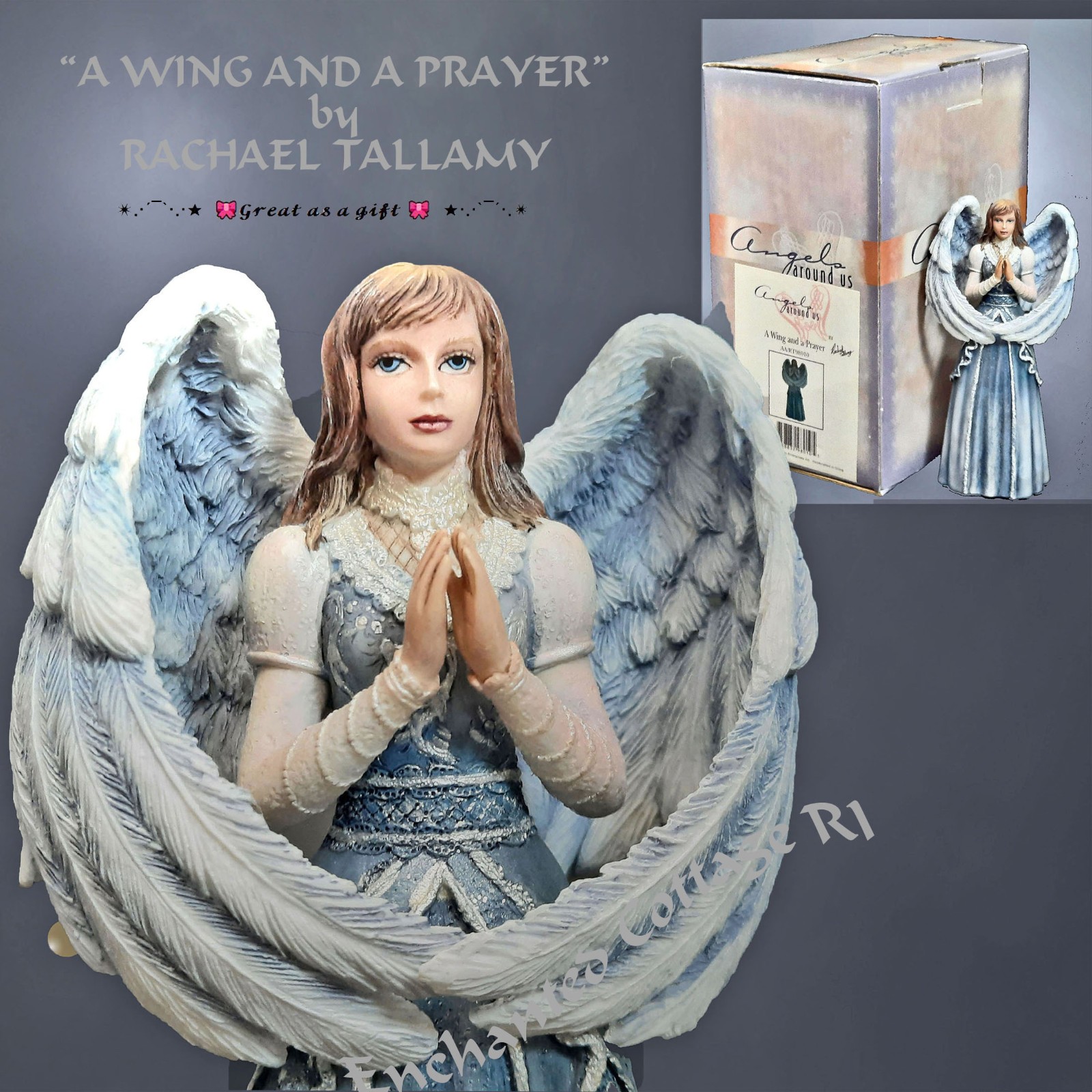 Angels Around Us A WING & A PRAYER AA/RT98010 Rachael Tallamy Munro 2009 Figure