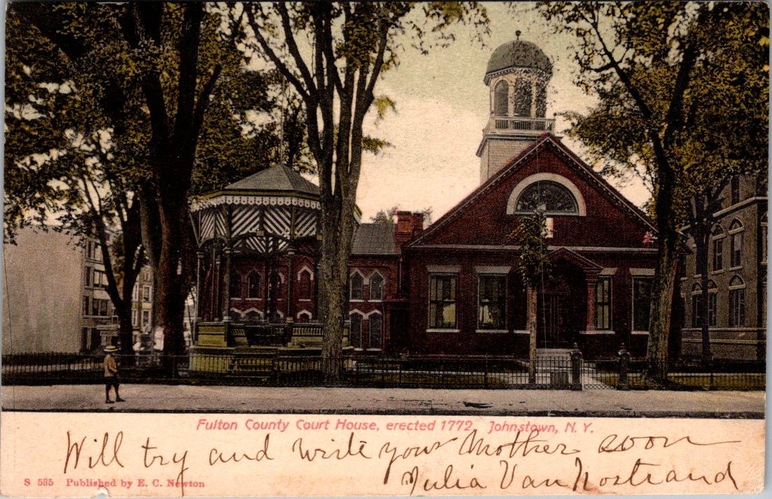 1906 Postmark, Johnstown, New York, Fulton County Court House, 2020 1906 Postmark, Johnstown, New York, Fulton County Court House, 2020