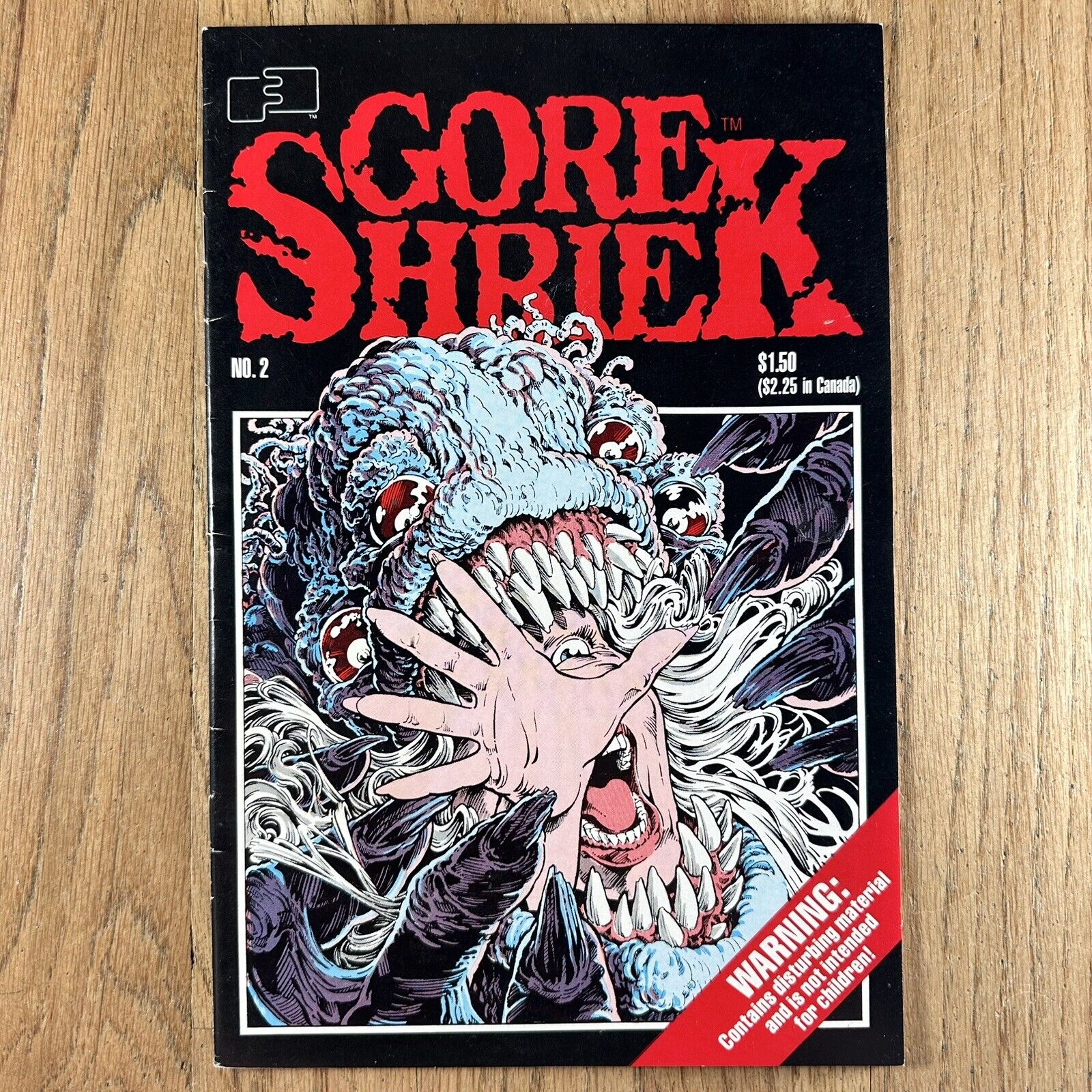 Gore Shriek #2 HTF Rare Early Greg Capullo FantaCo 1986 FN