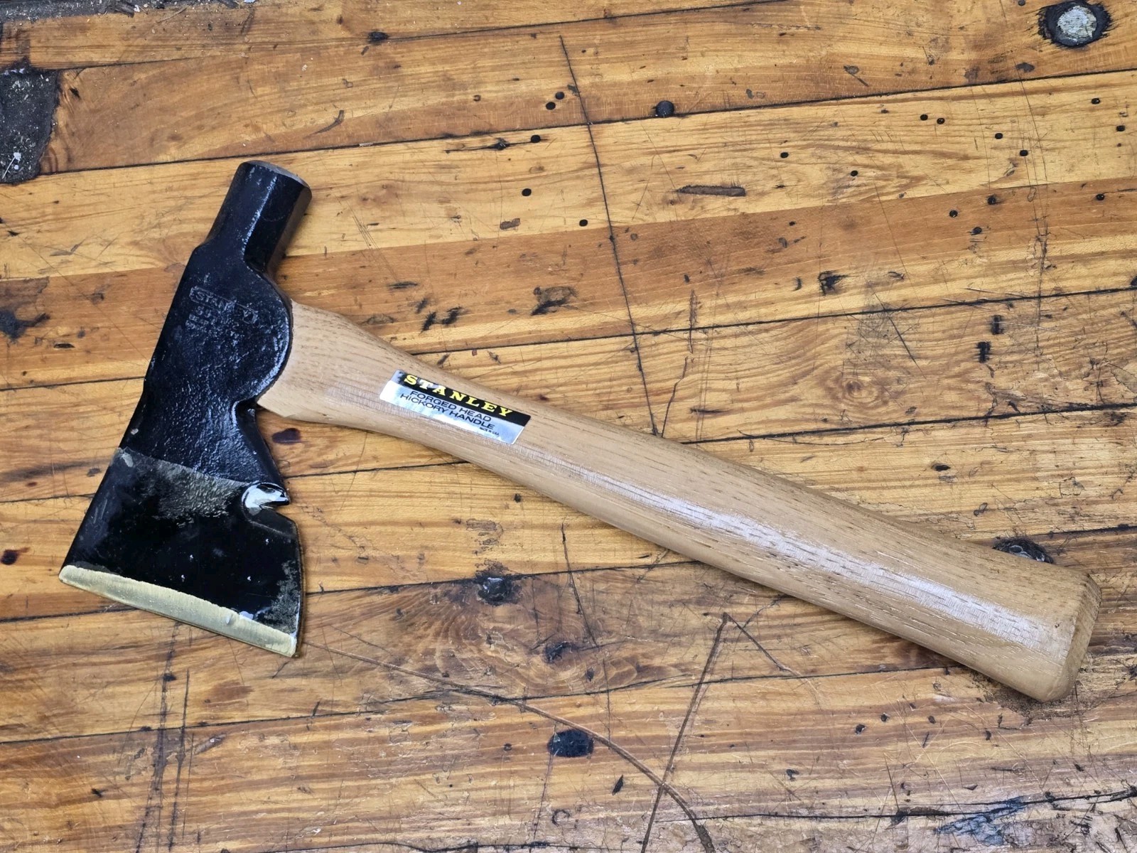 Vintage NOS Stanley Half Hatchet Hammer Axe NEW