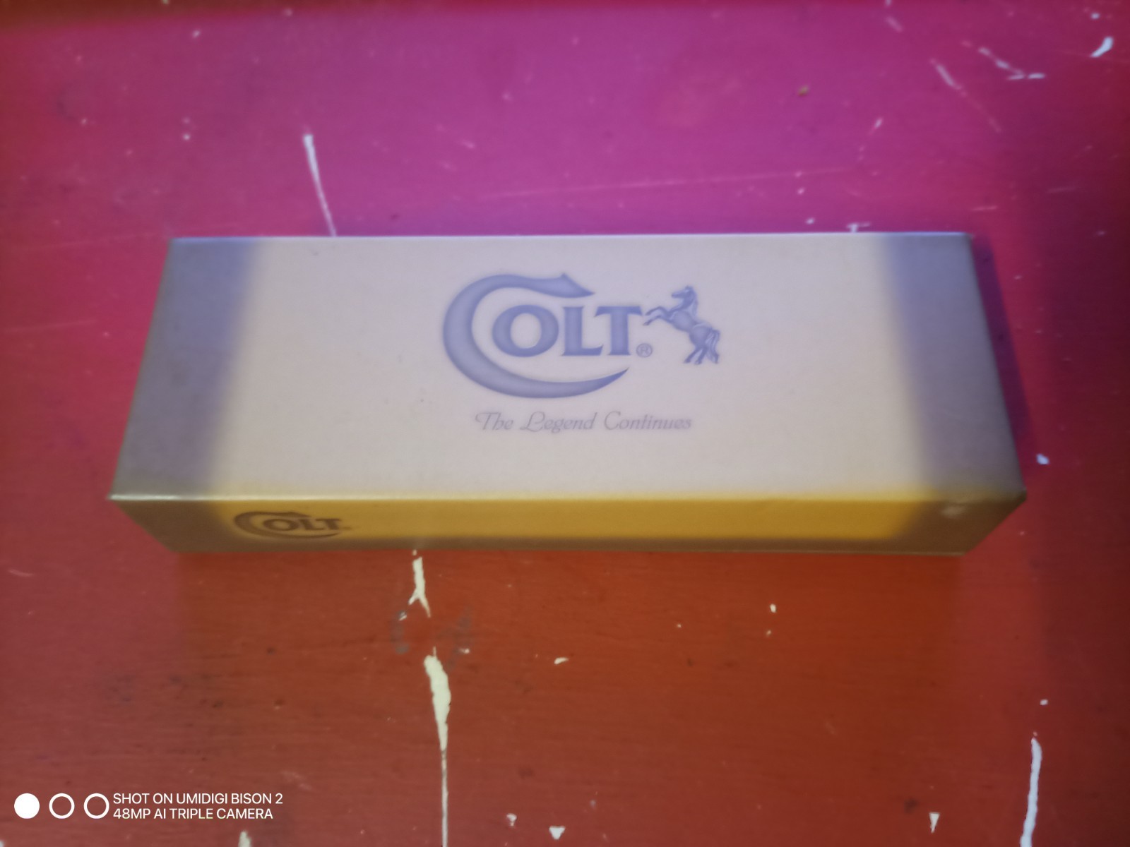 Colt The Legend Continues Pocket Knife CT209 2 Blade Bone Stag New in Box