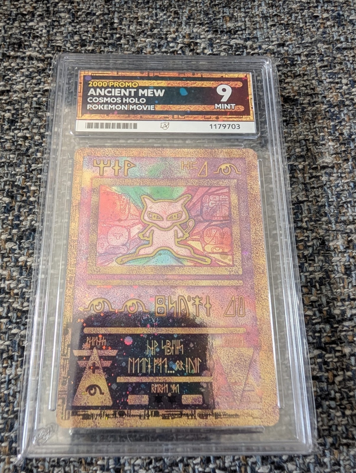 Pokémon TCG Ancient Mew 2000 Movie Promo Card Ace 9 Great Collector Piece Pokémon TCG Ancient Mew 2000 Movie Promo Card Ace 9 Great Collector Piece