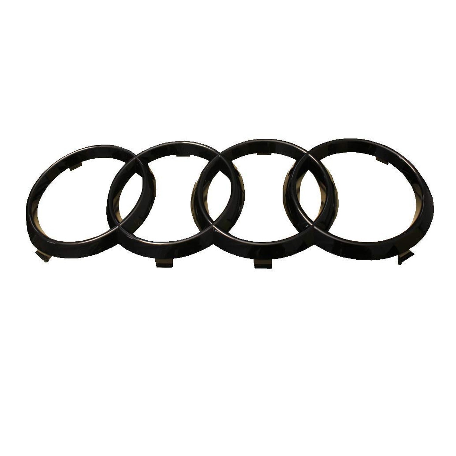 Audi Original Emblem Rings Glossy Black
