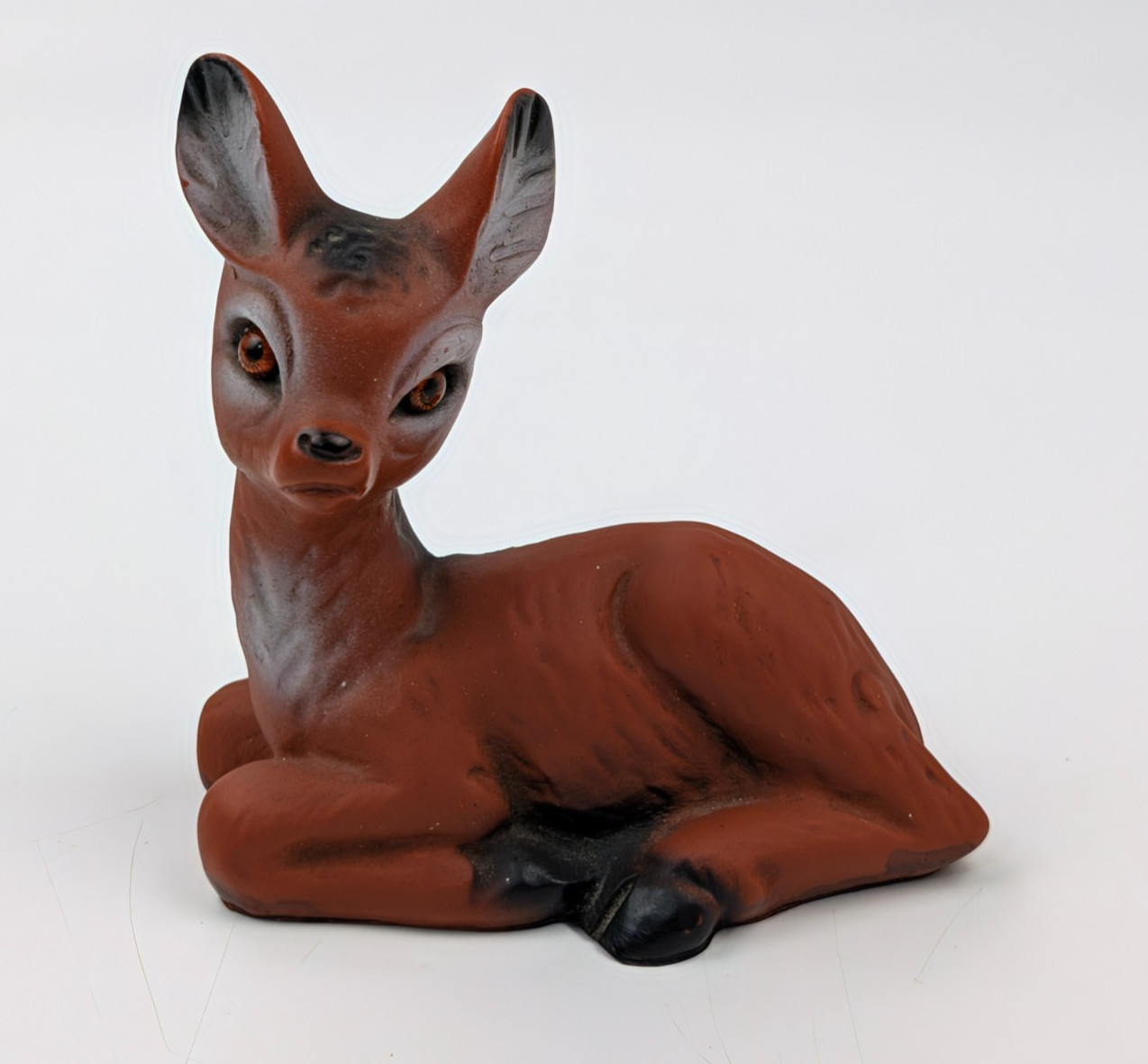 VTG West Germany Signed Rubber/Plastic Deer Fawn Figurine Toy 4\