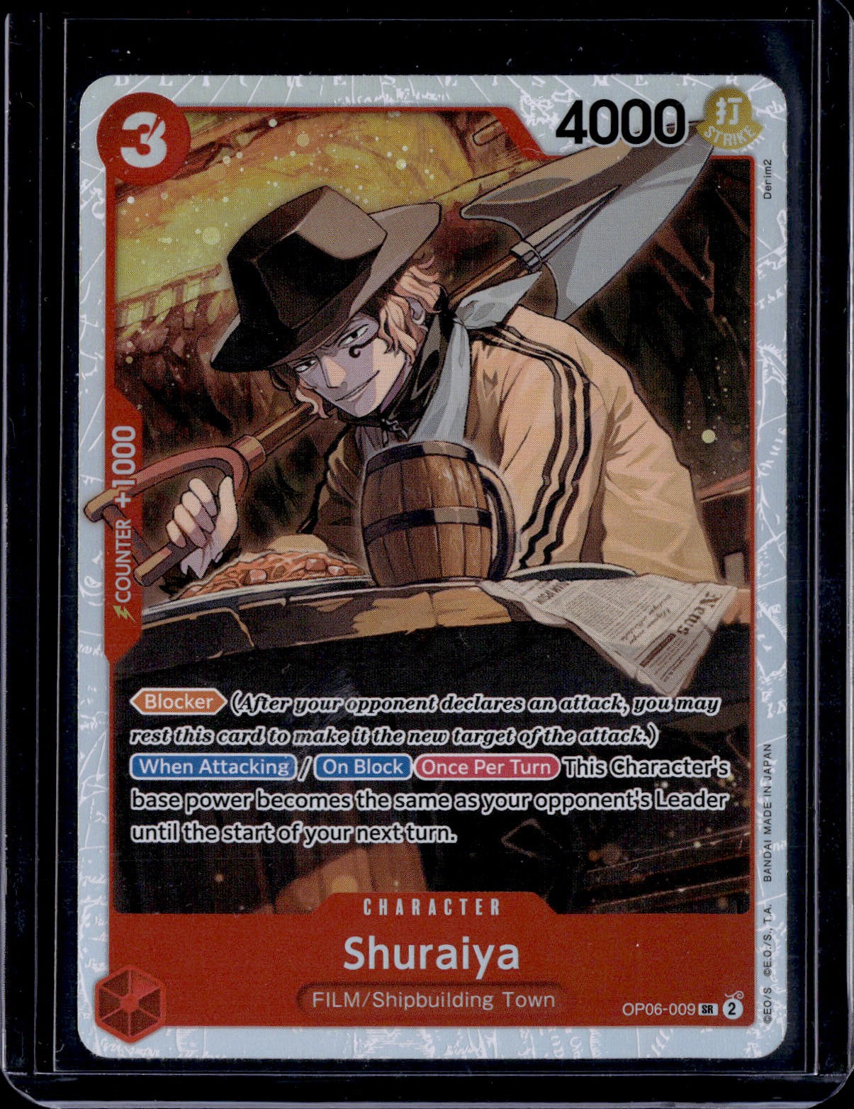Wings of the Captain Shuraiya #OP06-009 Super Rare