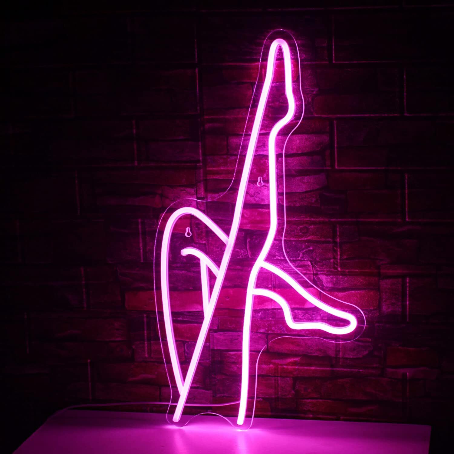 Sexy Leg Neon Sign Light USB Powered For Bedroom Bar Man Cave Hotel Wall Decor