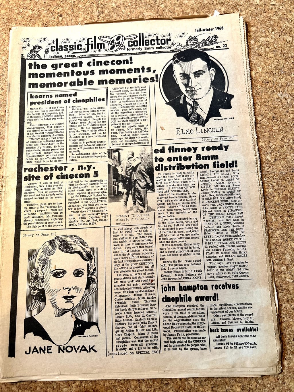 Vintage Newspaper Publication Page