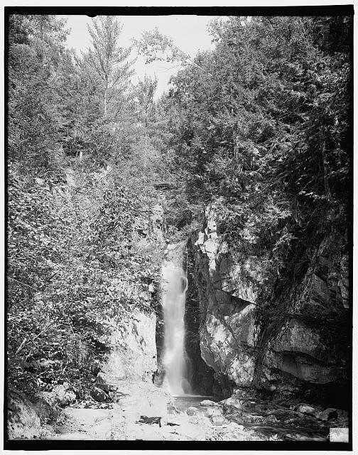 Falls of Song Ossipee Mt Park Lake Winnipesaukee New Hampshire c1900 Old Photo
