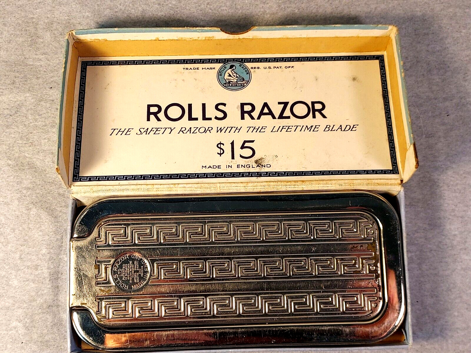 Vintage Rolls Razor Imperial No 2 Made in England W/ Original Paperwork & Box