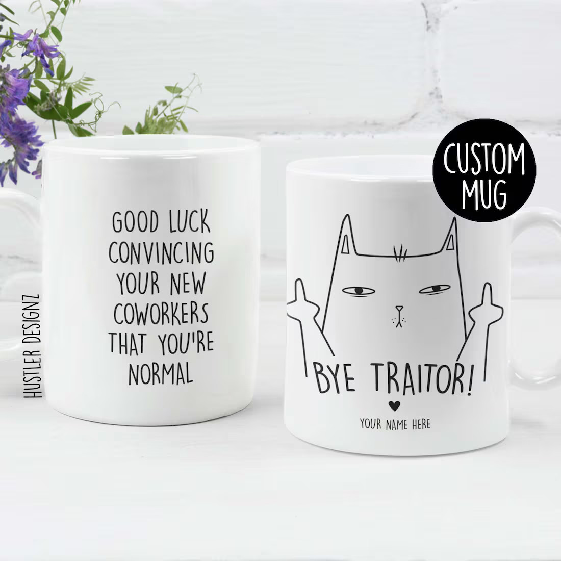 Funny Coworker Leaving Gift, Bye Traitor Good Luck Convincing Your New