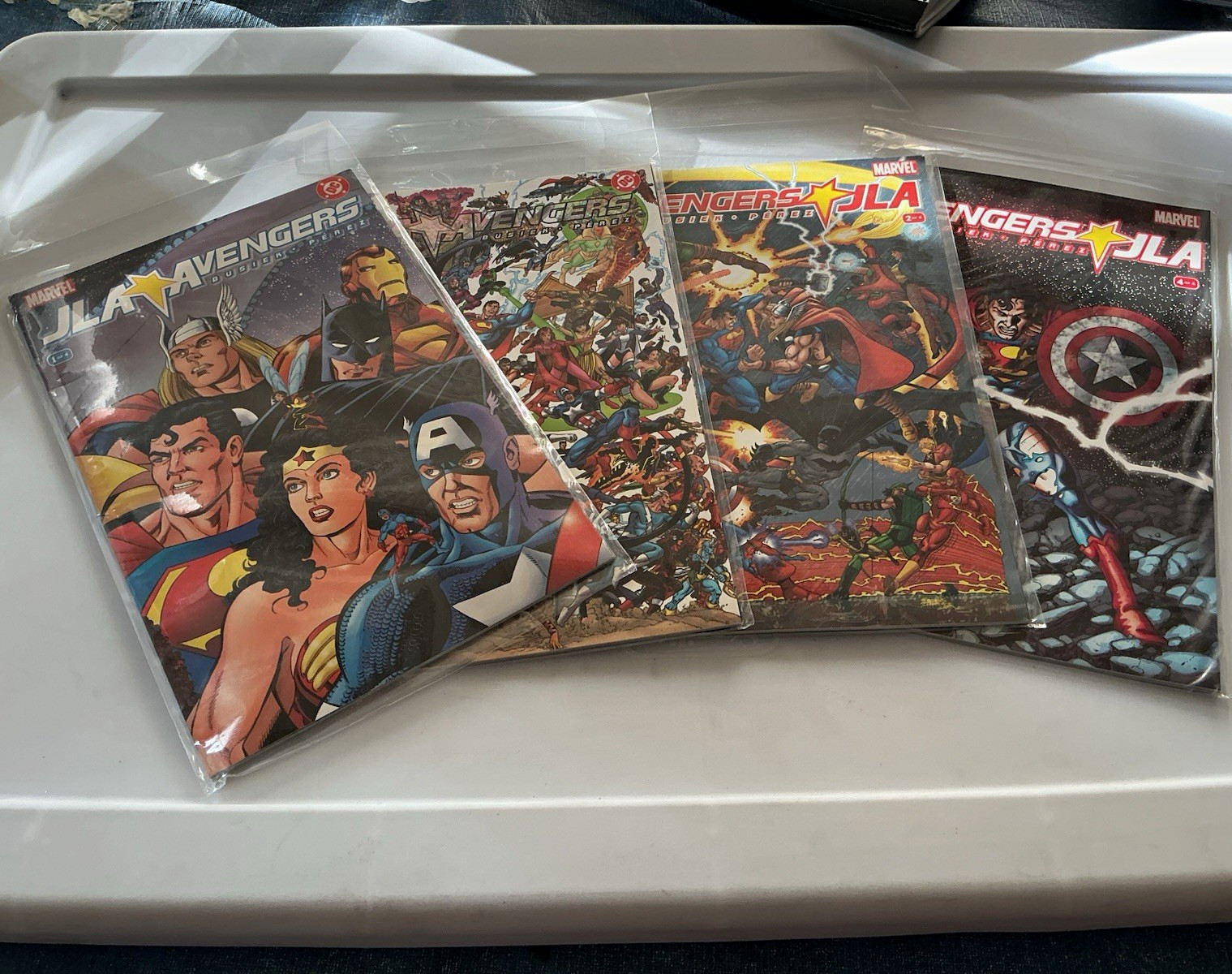Marvel DC Comics Avengers/JLA 2003 Complete Set 1-4 All Issues George Perez