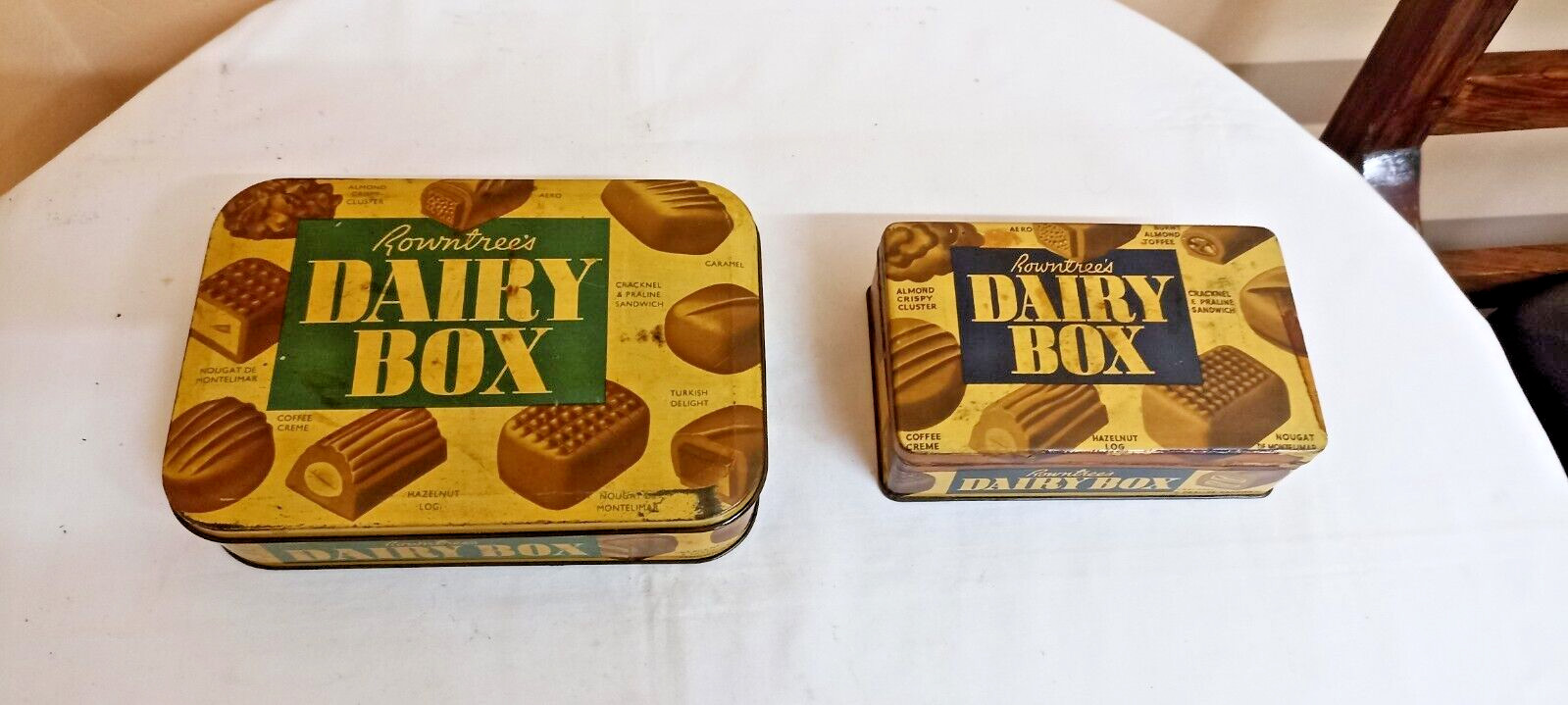 Rowntree\'s diary box chocolate tin england Antique vintage old rare collectable