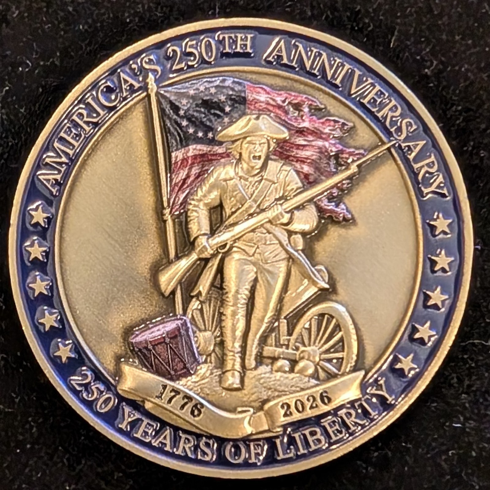 America 250th Anniversary Commemorative Challenge Coin America 250th Anniversary Commemorative Challenge Coin