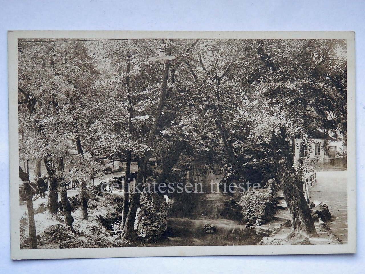 MILAN Public Gardens old postcard 193