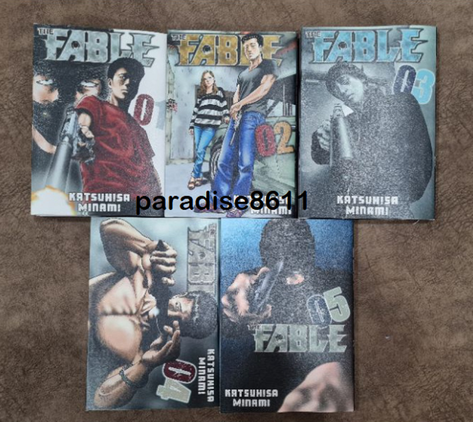 The Fable Manga By Katsuhisa Minami Volume 1-5 English Version Comic DHL/FedEx