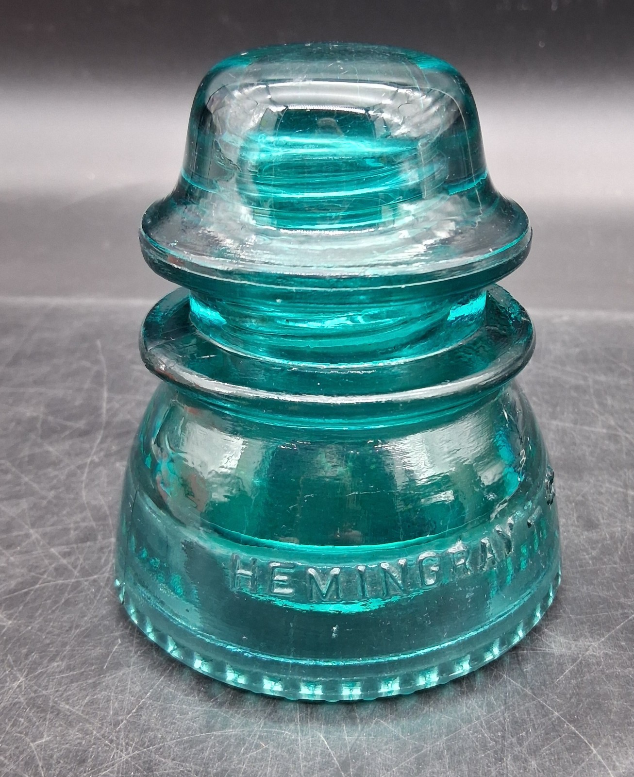 VTG Aqua (Blue/Green) Hemingray 42 Glass Insulator Made in USA VTG Aqua (Blue/Green) Hemingray 42 Glass Insulator Made in USA