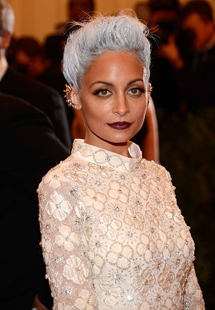 Nicole Richie wearing custom Topshop Costume Institute Gala for th- Old Photo 4