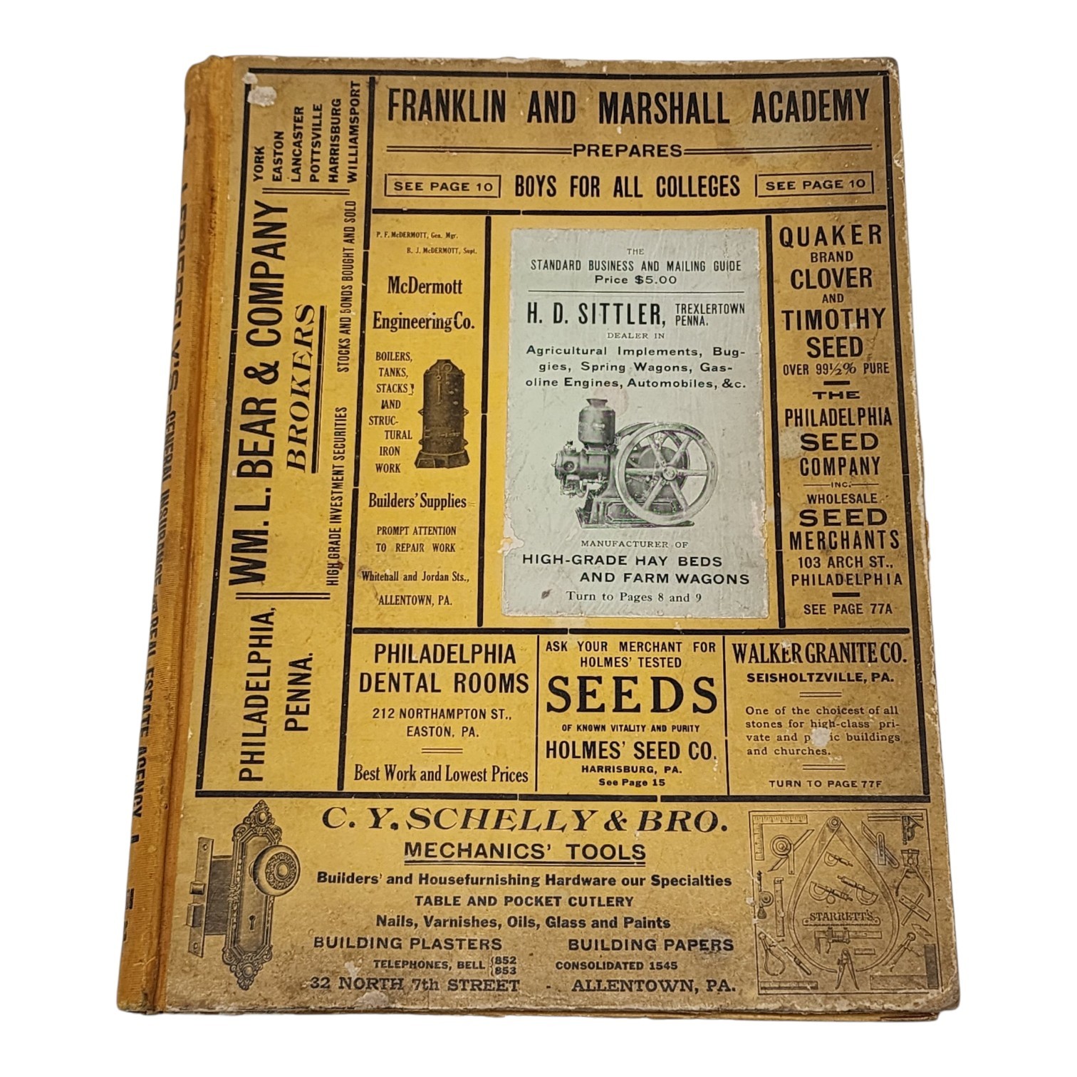 Rare Lehigh & Northampton County 1911 Business Advertising Rhode Kutztown Pa Rare Lehigh & Northampton County 1911 Business Advertising Rhode Kutztown Pa