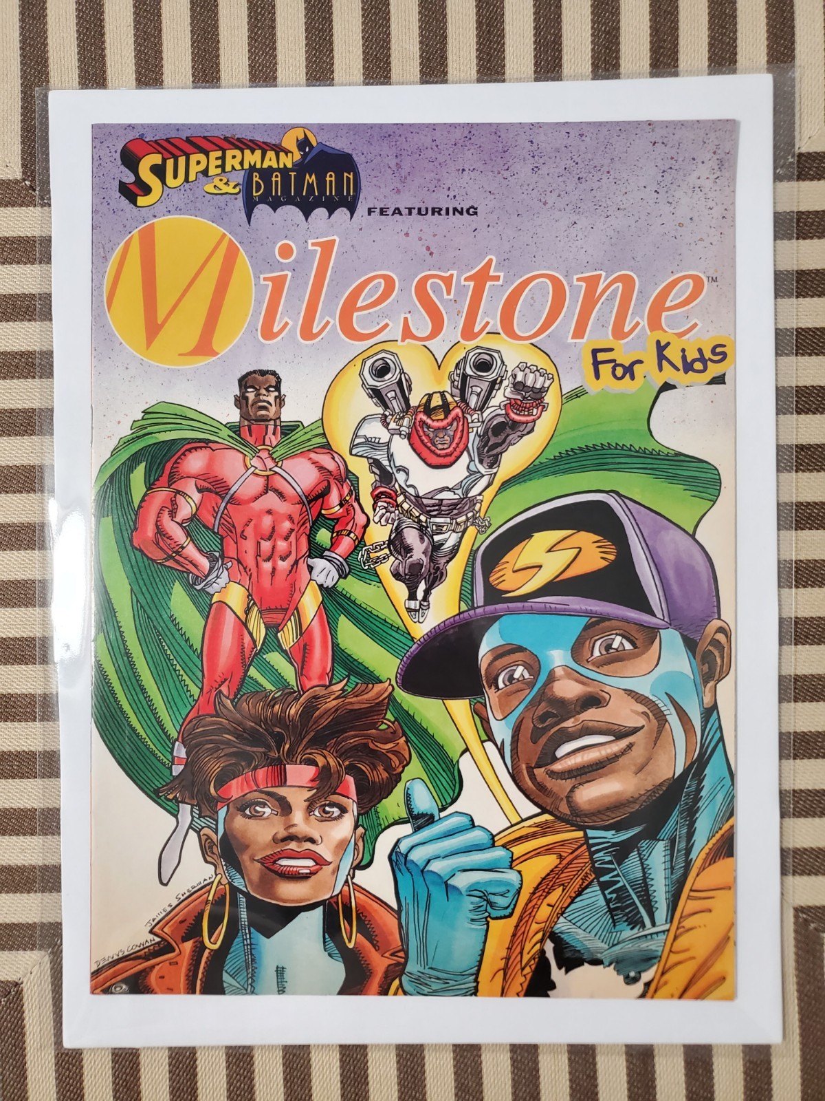 Superman Batman  Milestone For Kids Comic -KEY Origin of Static & Rocket