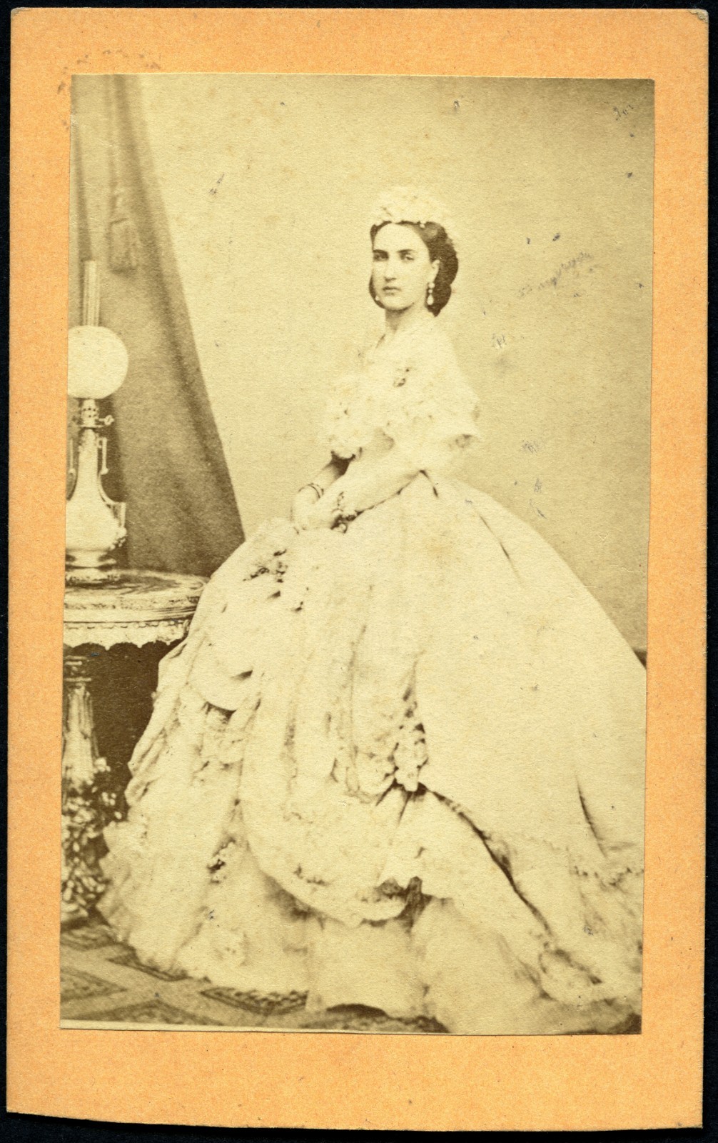 Charlotte of Belgium, Empress of Mexico, historical person, amazing costume,