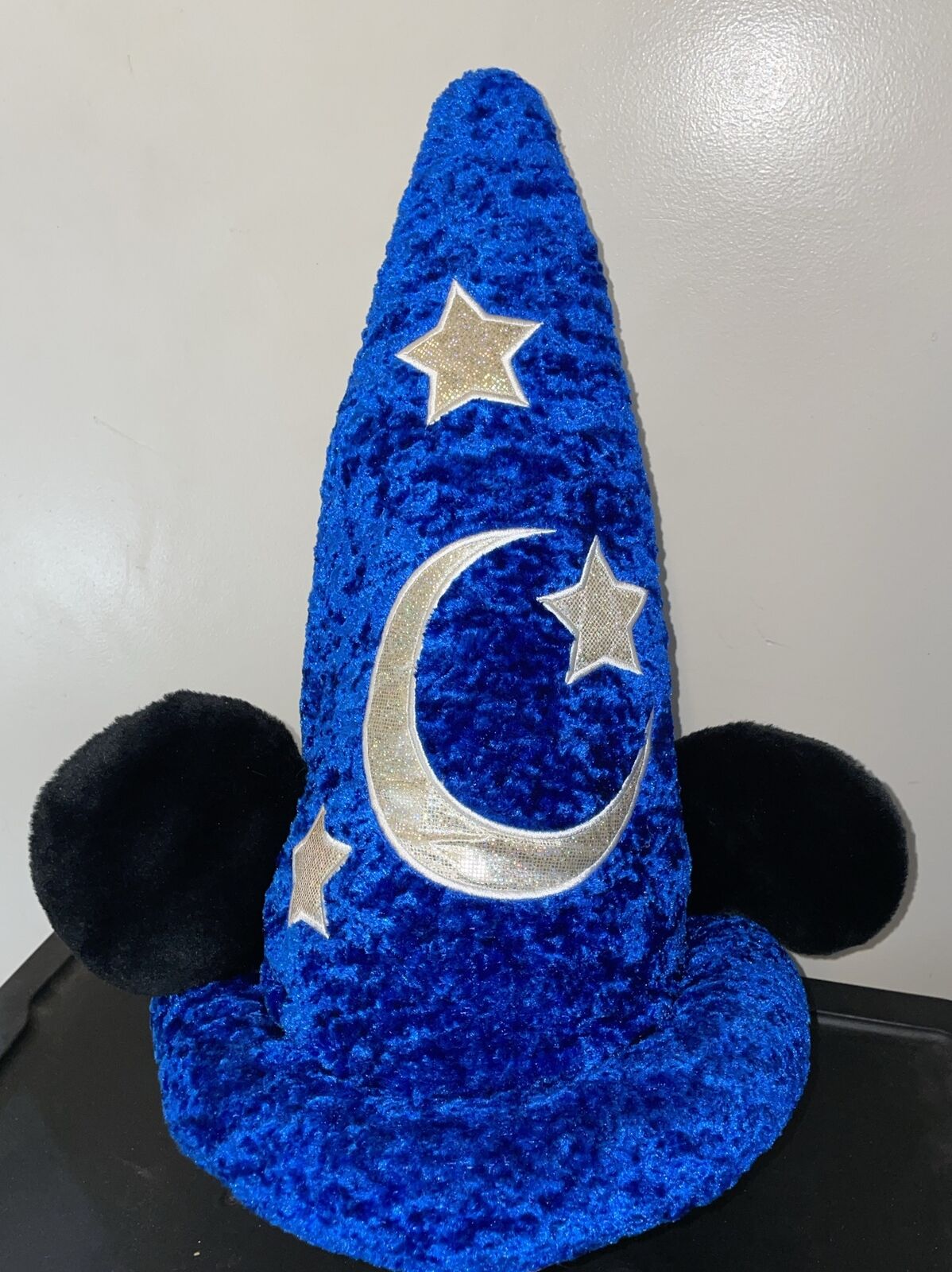 Walt Disney World Mickey Mouse Fantasia Blue Sorcerer Wizard Hat Ears