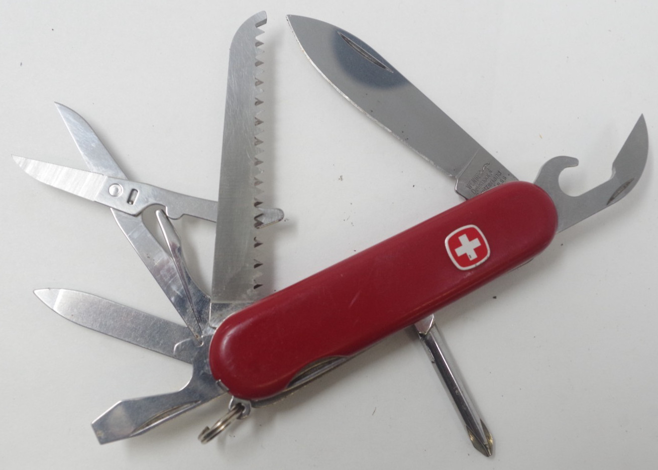 Retired Wenger Handyman 85mm Swiss Army Pocket Knife Discontinued - TSA Auction
