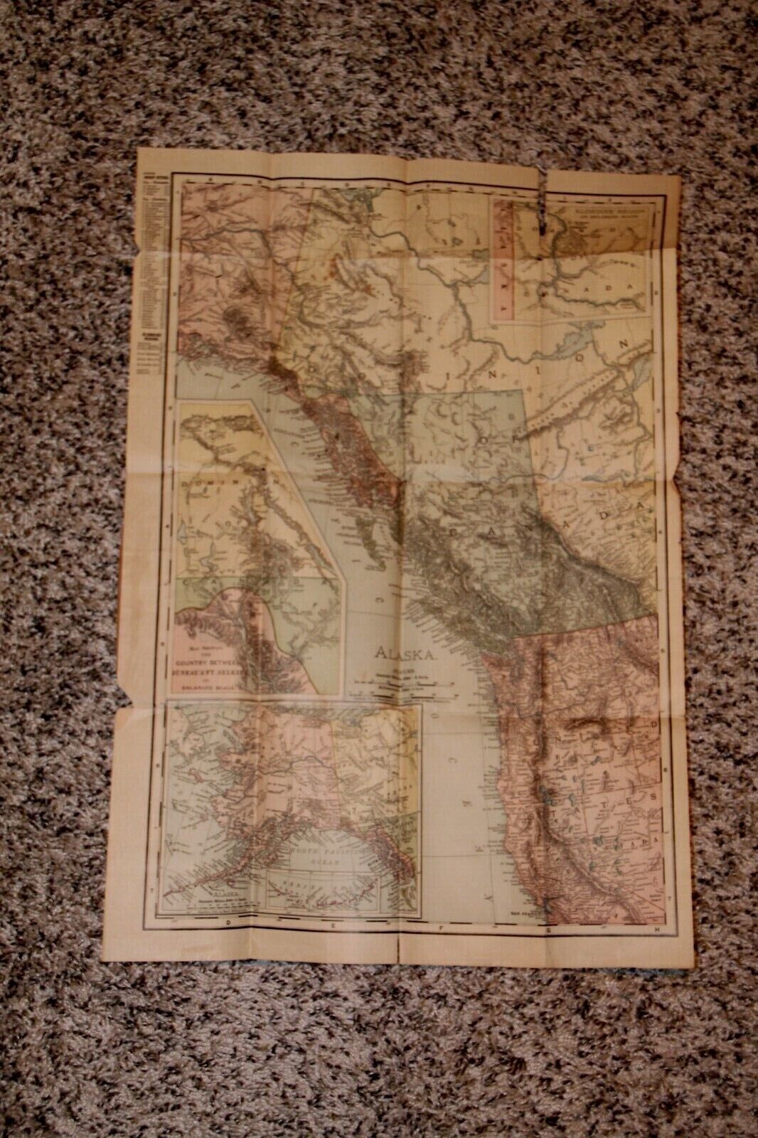 Rand, McNally & Co ALASKA Map from 1901