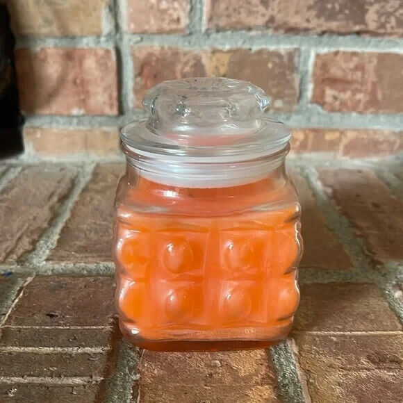 NEW PartyLite Orange Sherbert Bubble Jar Candle