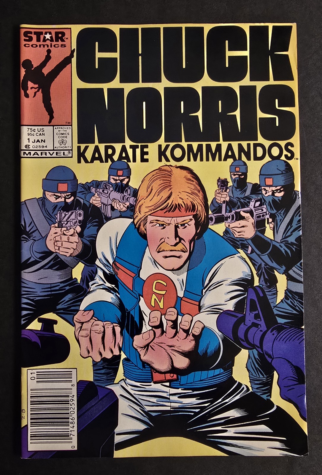 Marvel/Star Comics Chuck Norris #1 (1987) Newsstand Edition 