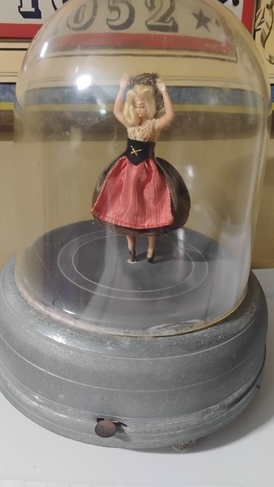 Vintage Reuge Swiss Dancing Ballerina Working Condition