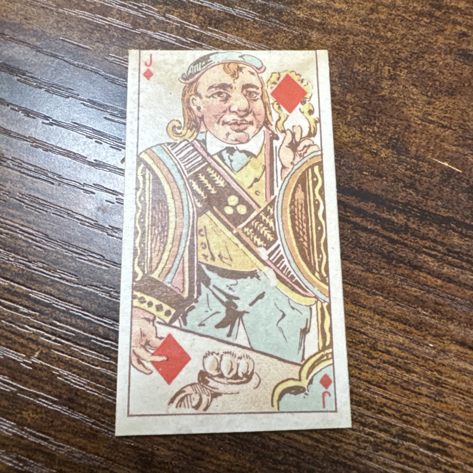 1888 N220 KINNEY HARLEQUIN CARDS JACK OF DIAMONDS  Scarce 483