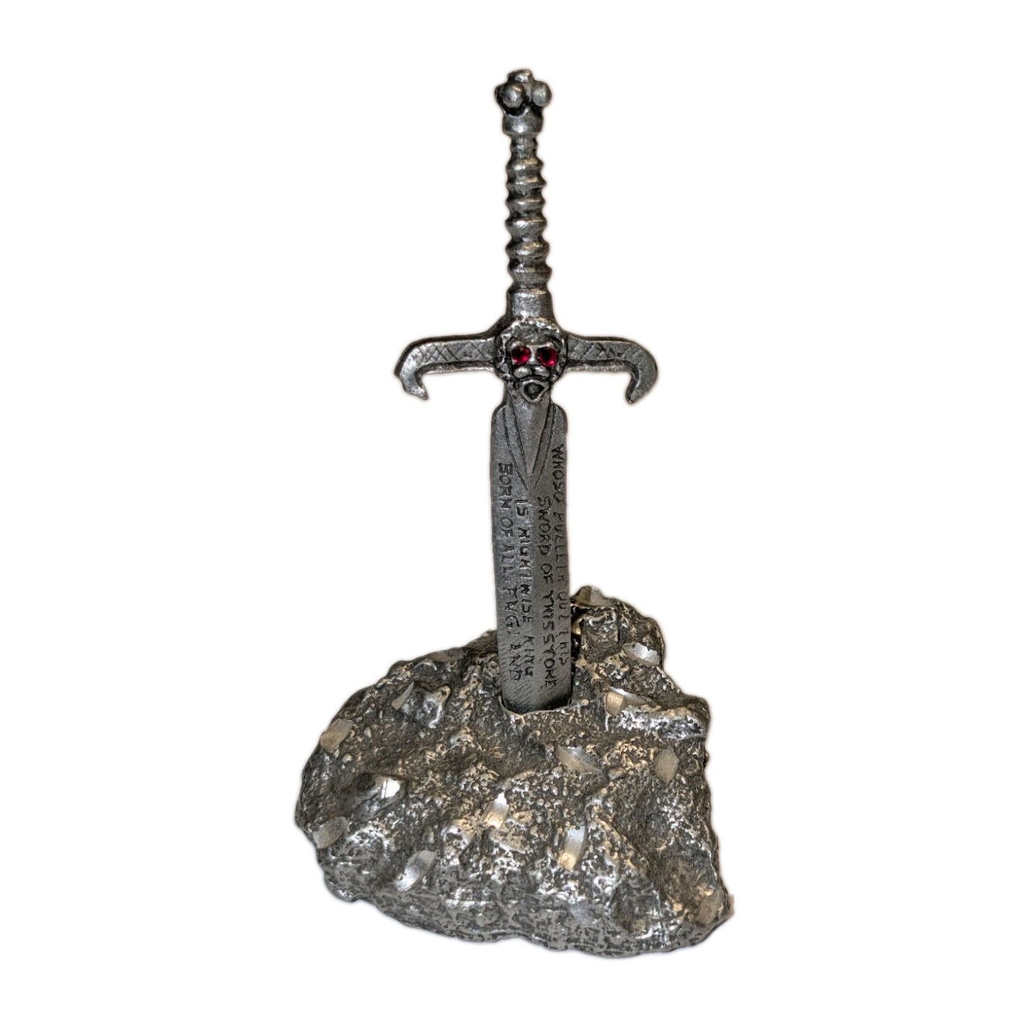 Rawcliffe Pewter Excalibur Sword in Stone King Arthur R11037 2001 USA 3