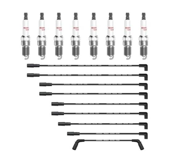 41-993 Iridium Spark Plugs & Wires for Chevy 5.7L 4.3L 5.0L