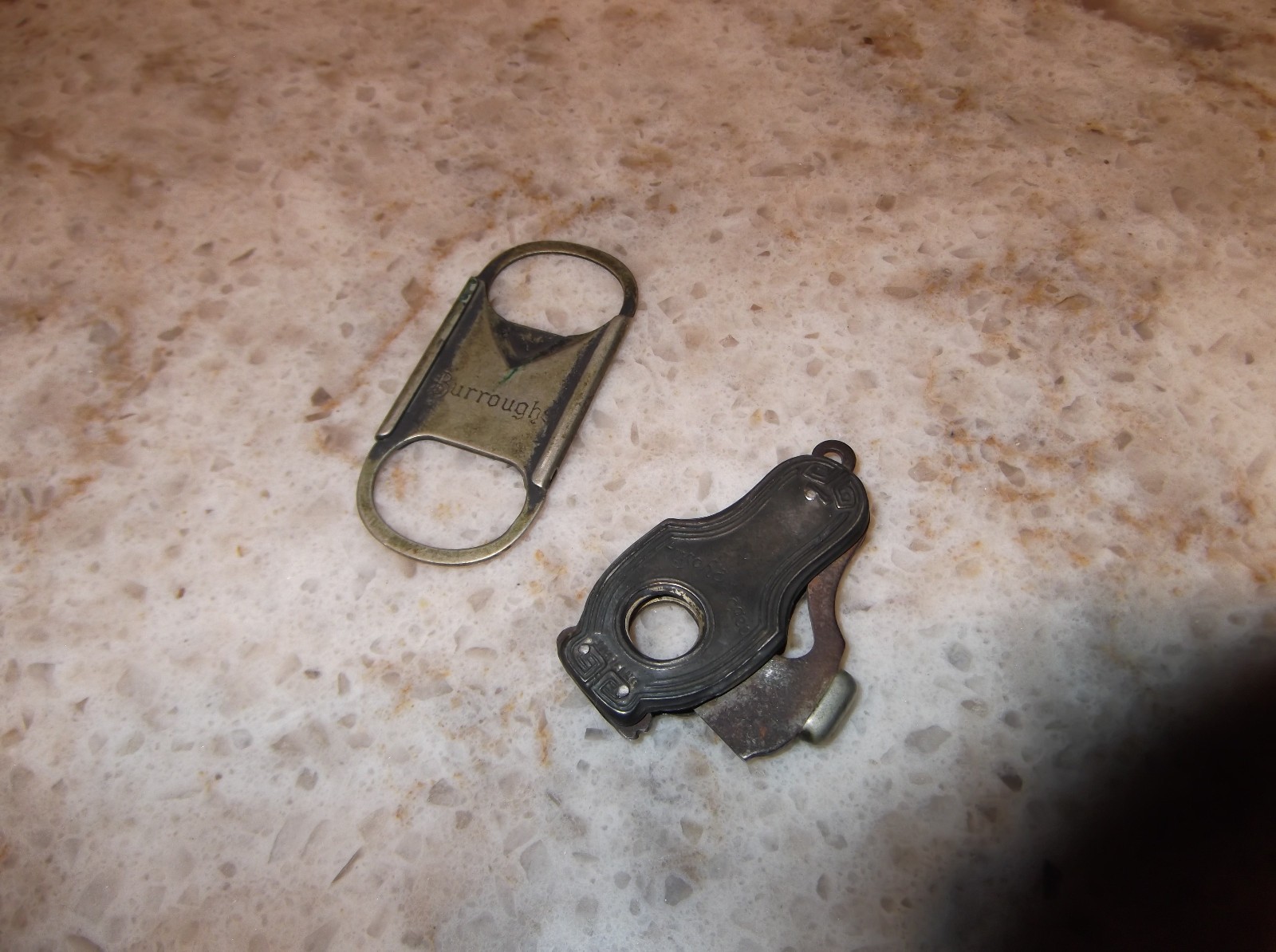 Antique 19th Century Sterling Silver Cheroot Cigar Cutter Fob Hirsch & Slager